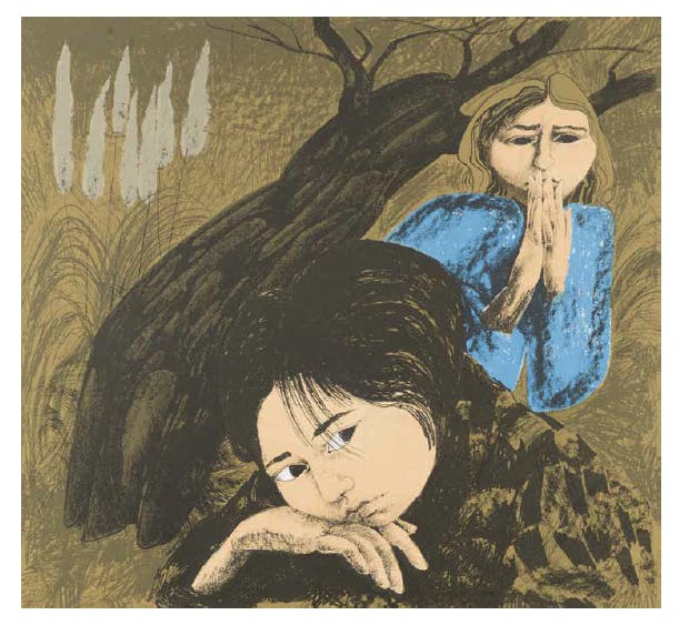 Deux femmes by José Venturelli