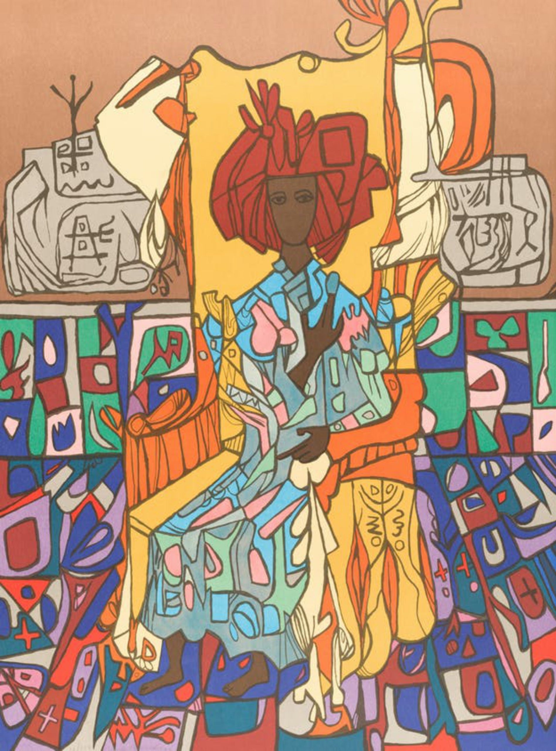 Femme assise by Cundo Bermúdez