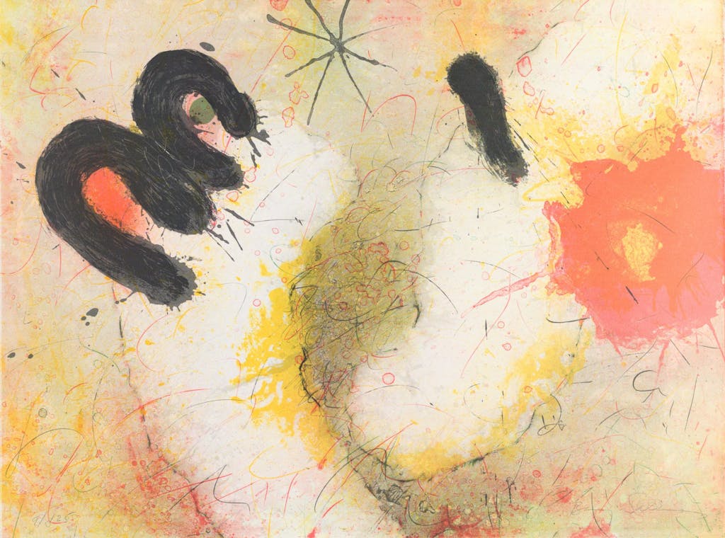 Hommage a Joan Miro by Baruj Salinas