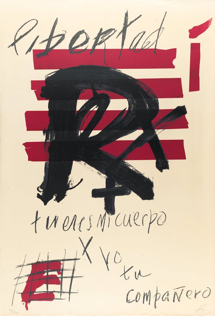 Libertad by Antoni Tàpies