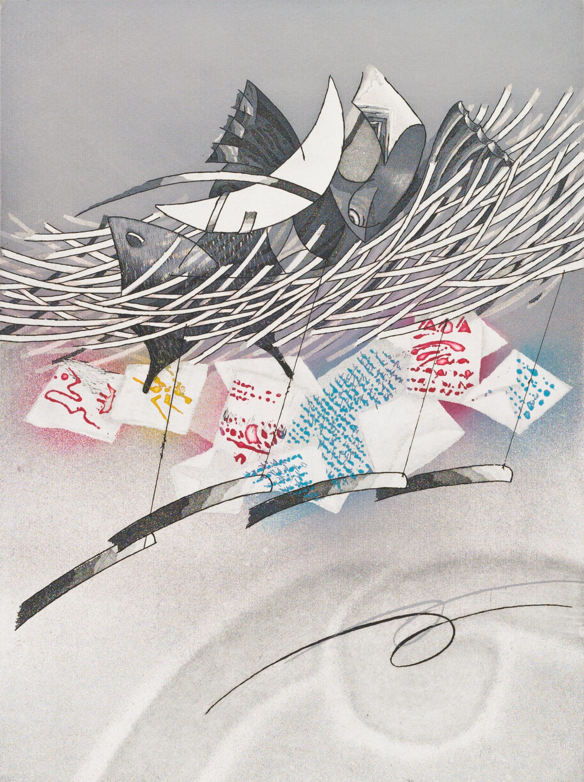 Message à la lune by Giancarlo Pozzi