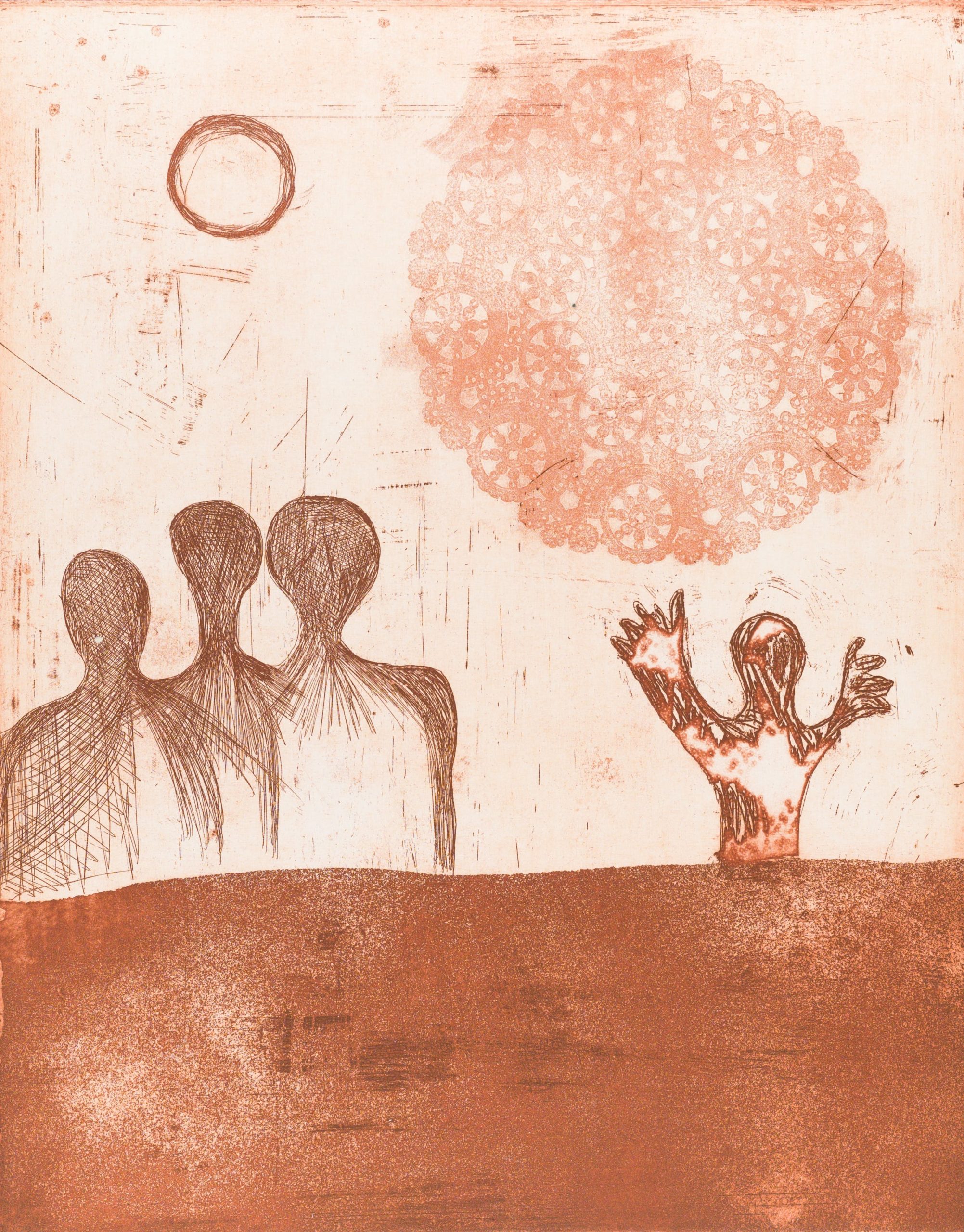 Trois personnages by Daniel Argimón