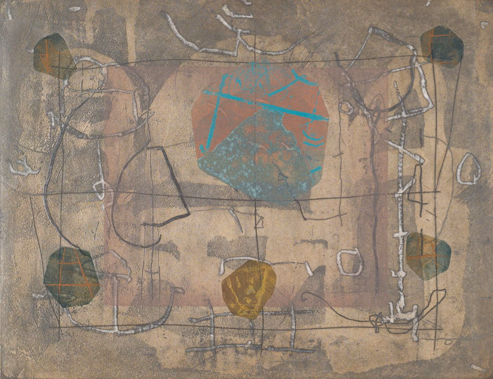 « Fleur de la nuit »
Eau-forte et technique mixte en 10 couleurs de Masafumi Yamamoto.
1997