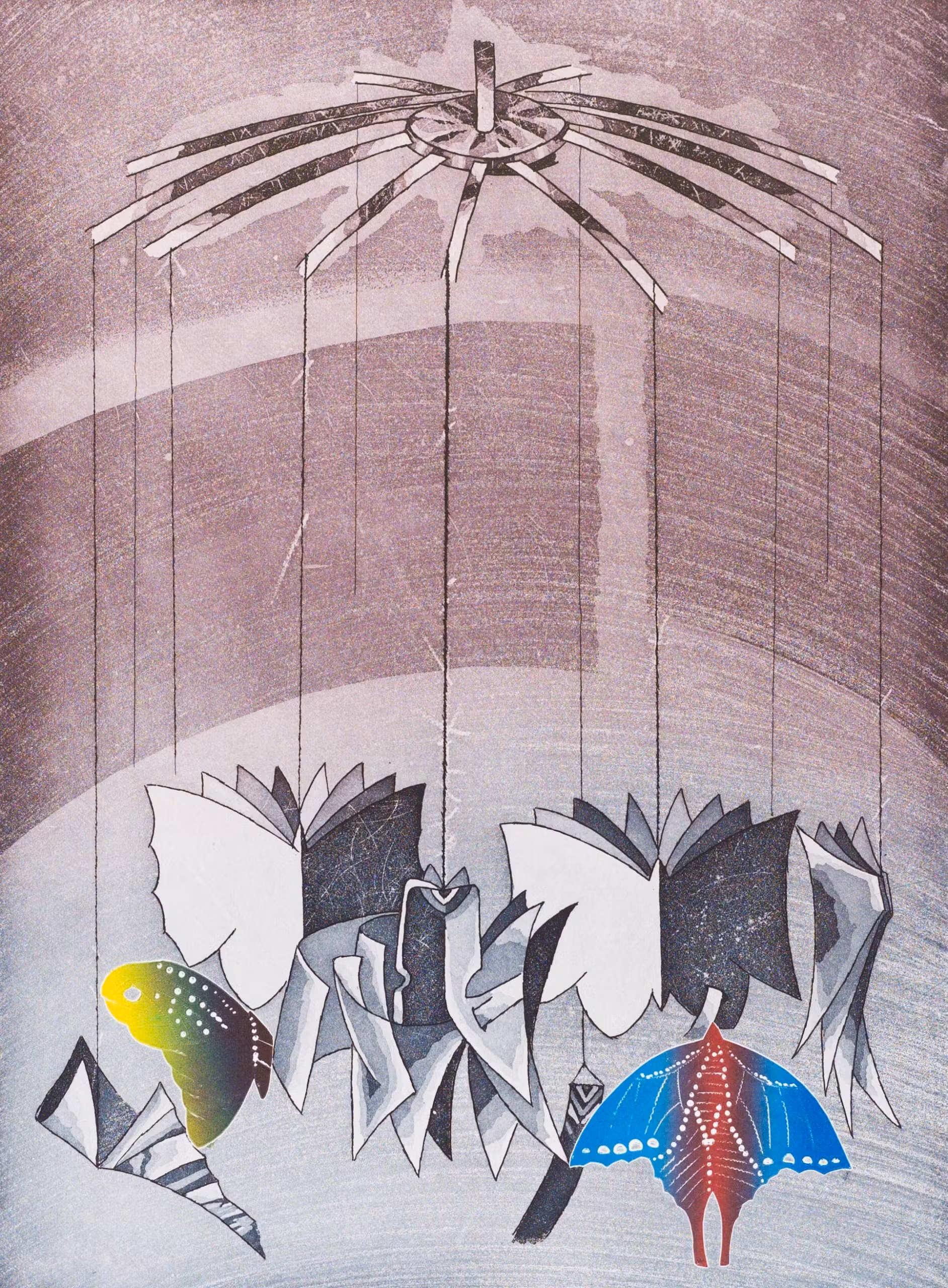 « Maestro di volo »
Eau-forte à l’aquatinte de Giancarlo Pozzi.
2005